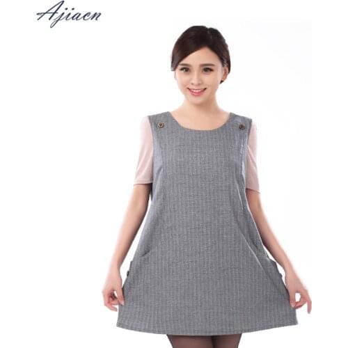 Genuine electromagnetic radiation protection pregnant women dress anti-radiation Simple and elegant silver fiber clothing