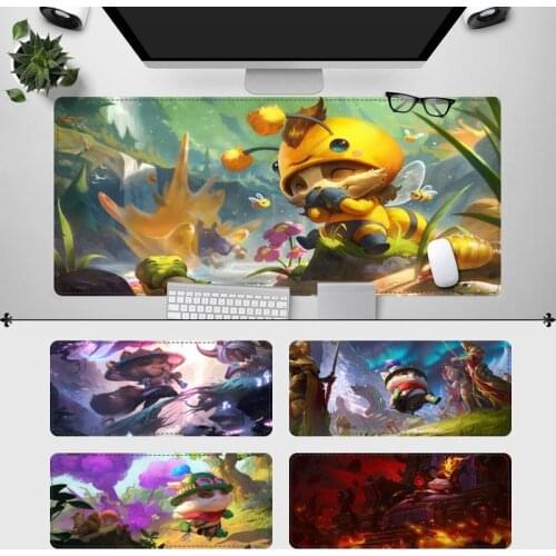 Durable League of Legends Teemo Gaming Mouse Pad Laptop Computer Mause Pad Desk Mat For Big Gaming Mouse Mat For Overwatch/CS GO