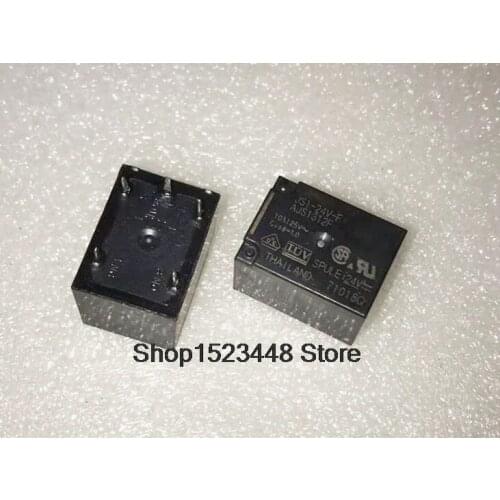 NEW Relay Import original 10pcs/lot JS1-24V-F AJS1312F JS1-24V JSI-24V-F 5PIN