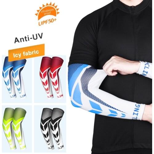 1Pair Arm Sleeves Bicycle Sleeves UV Protection Running Cycling Sleeves Sunscreen Arm Warmer Sun Specialized Mtb Arm Cover Cuff