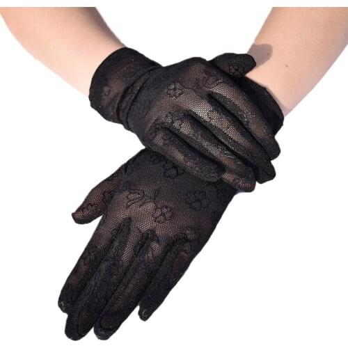 Mesh Breathable Gloves Outdoor UV-proof Riding Screen Show Party Household Summer Sun Protection Bike Cycling thin Gloves