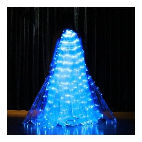 LED lsis Light Wings Dance Wings Props Luminous Gold Wing Performance Jewelry Holiday Carnival Props