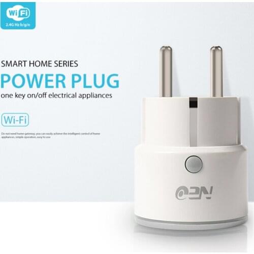 Tuya Mini Smart Power Socket 10A Wifi Wireless Mini EU Timer Plug Automation Modules Smart Life App Control Alexa Google