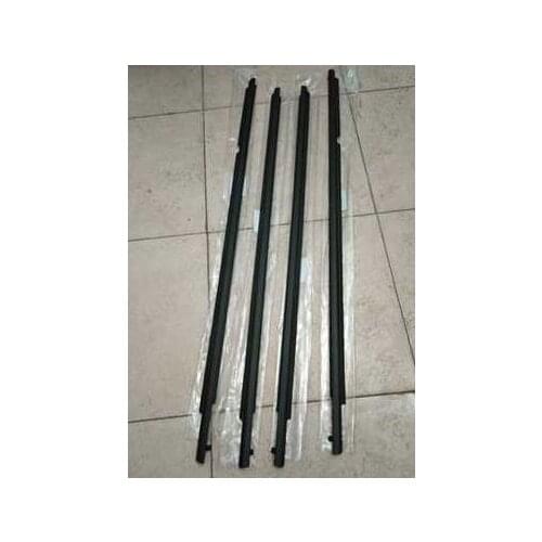 4 PCS Door Weatherstrip Belt Seal Window Moulding Trim For Toyota Corolla 07-13 Black