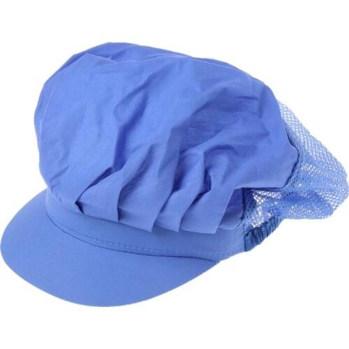 Women Work Cap Dust Proof Catering Mesh Hat For Chef Hotel Kitchen Factory Staff