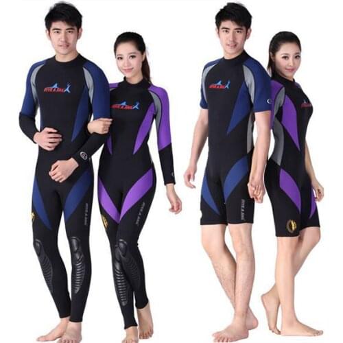 1.5MM waterproof winter coat female swimsuit male long-sleeved sun protection clothing female short-sleeved wetsuit wetsuit wets