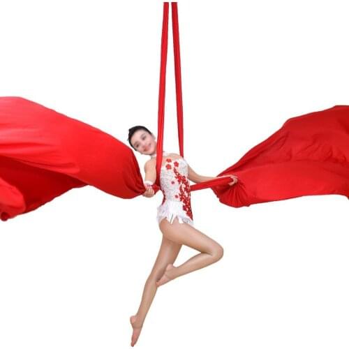 11Yards/10m Aerial Yoga Swing Fly Premium Aerial Silks for home Yoga Ombre Sling Extension Straps Antigravity