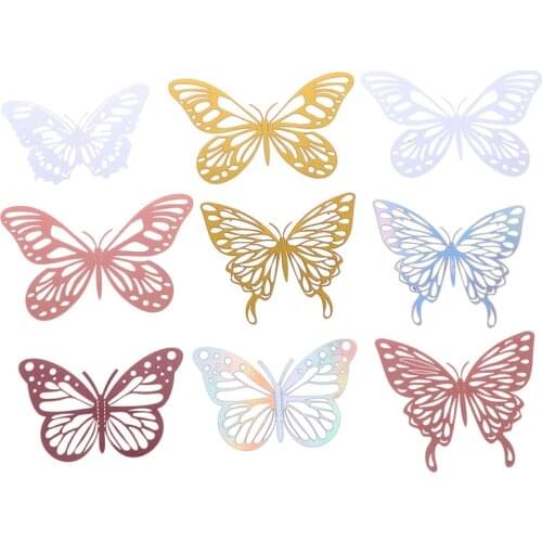 12pcs/lot 3D Buterfly Decoration Wall Stickers Modern Home Decoration Living Room Wall Stickers Decal Crafts Holiday Decoration