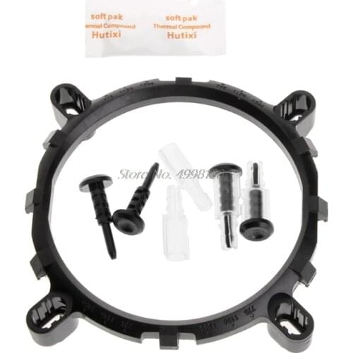 3 in1 CPU Bracket Thermal Cooler Fan bracket heatsink Holder Based For LGA1150 1156 1155 775 1366 Dropship