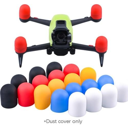 4pcs Protective Cover for FPV Aircraft PTE Soft Rubber Protective Sleeve for FPV Aircraft Universal Motor Spare Parts