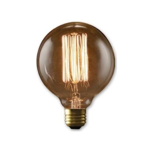 40W Vintage Industrial Nostalgic G80 Edison Globe with Thread Filament Bulb For Cafe Bar Hall Coffee Shop Club Store Restaurant