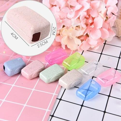 5Pcs/set New Arrival Portable Tooth brush Cover Holder toothbrush Headgear Travel Hiking Camping Brush Cap Case