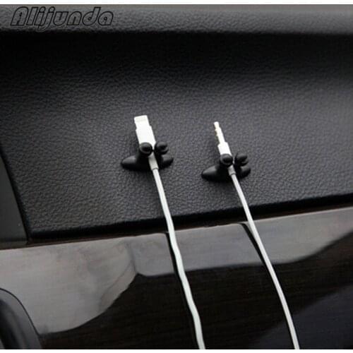 8 Pcs Car Charger Line Buckle Clamp Headphone / USB Cable Car Clip Plastic Car Accessories for Chevrolet Cruze TRAX Aveo