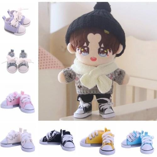 1/6 BJD Doll Accessories Sneakers PVC Doll Shoes 5CM Canvas For Russian DIY Handmade Doll Blyth Doll Accessories