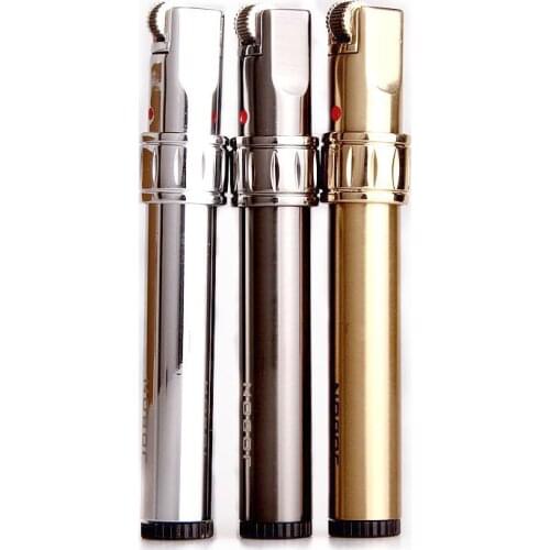 Cigarette Accessories Strange Fly A Flame Cigar Lighters Slim Cylindrical Shape Gas Lighter New Style Zb638gh