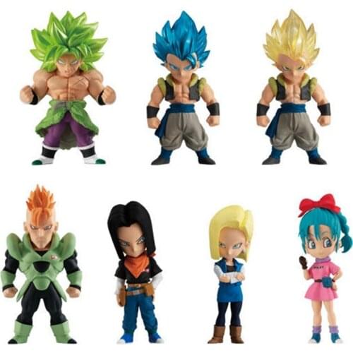 Bandai FW Dragon Ball Z Box Egg 12 Food Play Adverge Gogeta Android No. 18 Bulma Broli