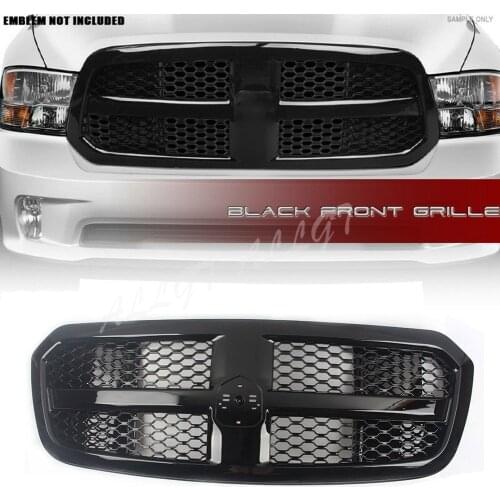 Black Grille ABS Honeycomb Bumper Grill Mesh Grille For Dodge RAM 1500 2014 2015 2016 2017