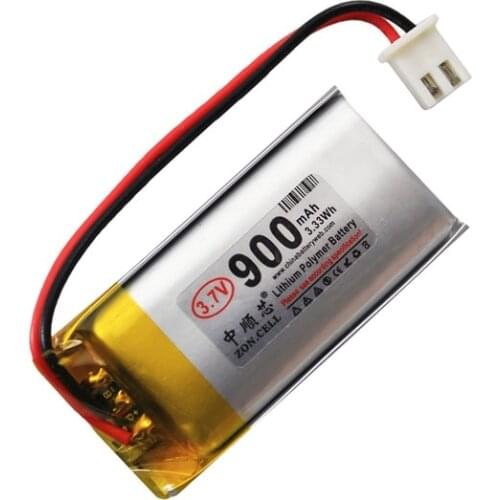CIS 900mAh 902042 3.7V polymer lithium battery 902040 GPS sweep code instrument, loudspeaker crane