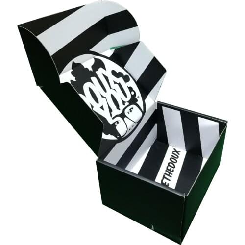 Hot Sale Environment Friendly Recyclable Customized Logo Both Side Printed Corrugated Carton Shoe Box