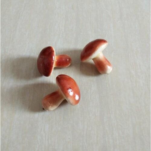 4cm Mushrooms Artificial Flowers Miniature Fairy Garden Home Wedding Decoration Craft Micro Landscaping Decor DIY Gift YH-461518