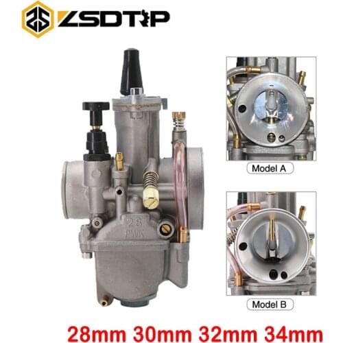 ZSDTRP Motorcycle 28 30 32 34mm PWK Carburetor Carb For Motorbike 4T 2T Engine 110cc 125cc 250cc
