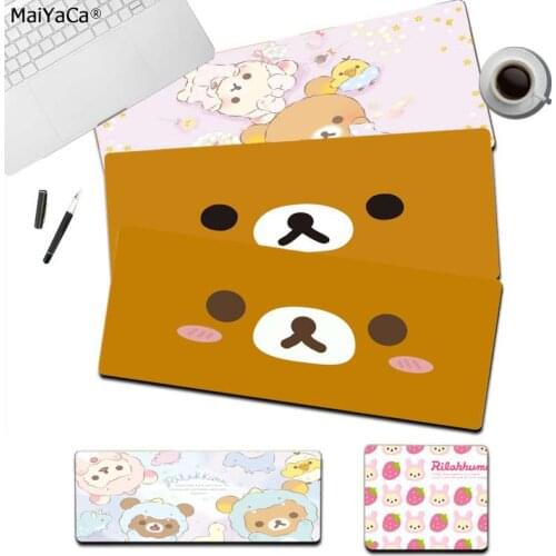 Cute Korilakkuma Rilakkuma Beautiful Comfort Mouse Mat Gaming Mousepad Size for CSGO Game Player Desktop PC Computer Laptop