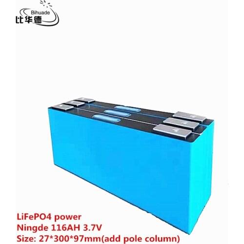 LiFePO4 power 116AH 3.7V 27*300*97 equipped with outdoor suitable for electric forklift, RV energy storage, on-board powe