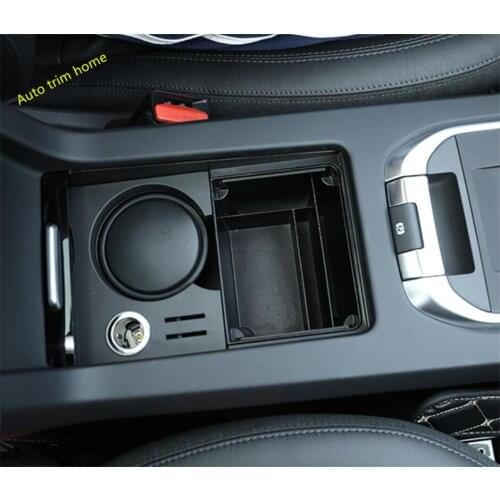 Lapetus Middle Multifunction Storage Container Box Phone Tray Accessory Cover Fit For Land Rover Discovery Sport 2015 - 2019