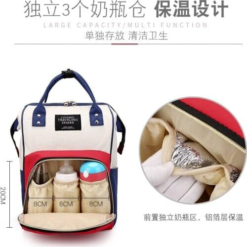 Mommy fashion Bag Large Capacity nappy bag travel backpack nursing bag for baby Diaper bag