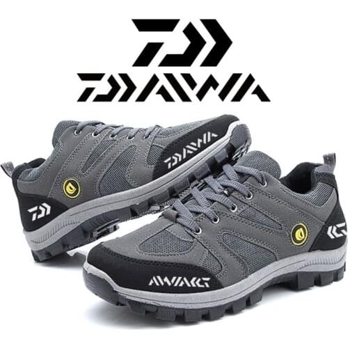 2021 New Daiwa Spring Outdoor Hiking Fishing Shoes Mens Sports Shoes Breathable Non-slip Running Shoes Travel Shoes