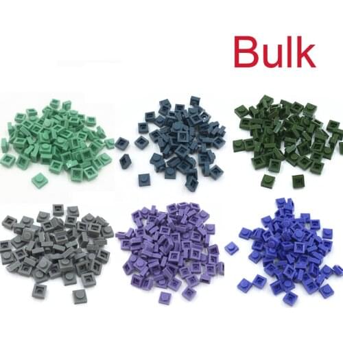 LoveBlock Bulk Plate 1x1 (New Arrival 6 Colors ) Building Block Brick MOC Parts DIY Pixel Art Toy For Kid 3024 2300pcs/Lot