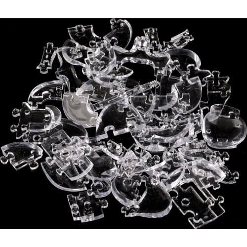 49 pieces NEW 3D Crystal Puzzle DIY Jigsaw Assembly Model Gift Toy Skull Skeleton 3d Puzzles For Adults Children Educational Toy