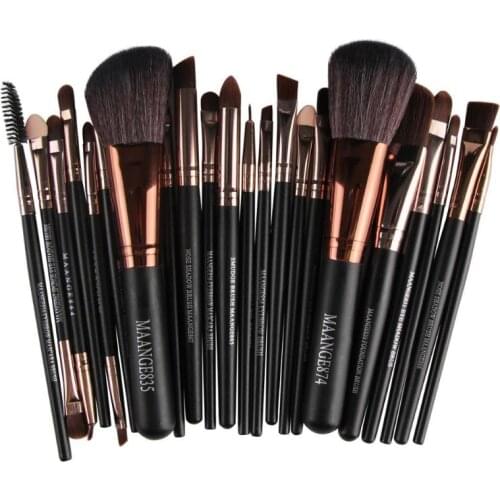 22pcs Makeup Brushes Set Kit Pro Face Lip Eye Shadow Eyeliner Foundation Blush Cosmetic Concealer Brush Brochas Maquillaje