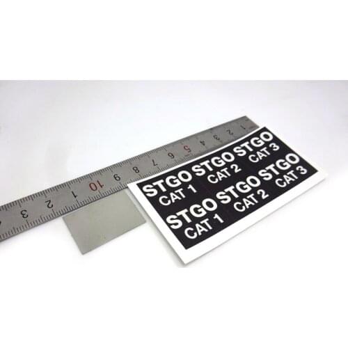 Toy Truck Body Grille Logo Stickers For Car 1/14 Rc Tractor Trailer Model Tamiya LESU Actros Arocs Decoration Decals Parts