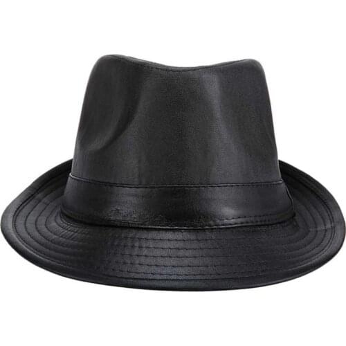 New Sir Classic Pu Leather Hat Men In Old Habits To Keep Warm Fast Recovery Fashion