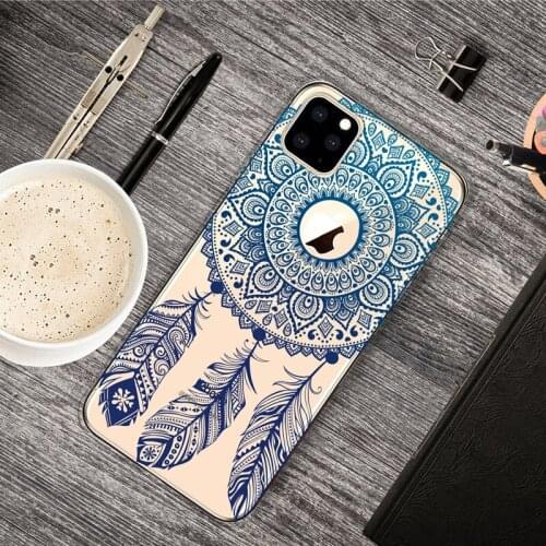 New Silicone Case for Apple iPhone X XR XS XI MAX XIR 7 8 Plus 6 6s Plus 5 5C 5S SE Fashion Cartoon Pattern Dreamcatcher