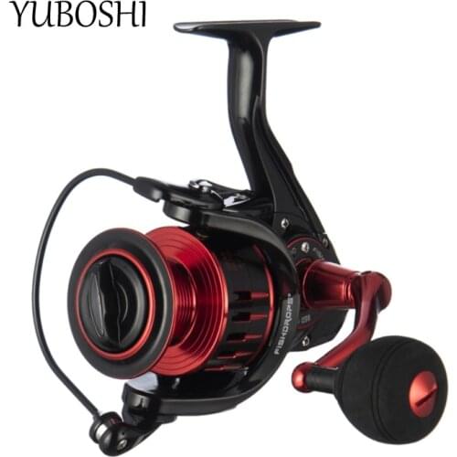 2021 New 5.5:1/4.7:1 Gear Ratio Aluminum Alloy Spool 10+1BB Spinning Fishing Wheel 10-17kg Max Drag Fishing Reel