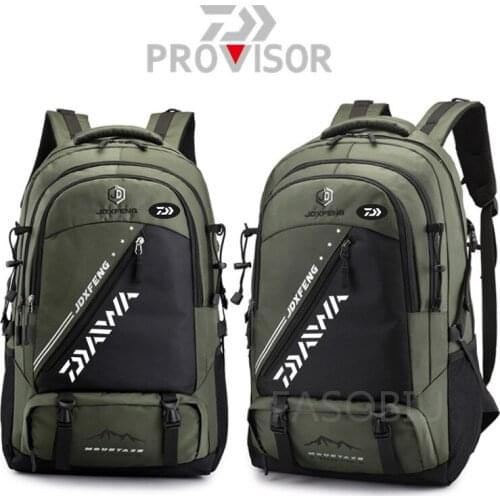 Daiwa Mens Fishing Backpack Outdoor Waterproof Breathable Wear-resistant Multipurpose Storage Lock Backpack Travelling Backpack