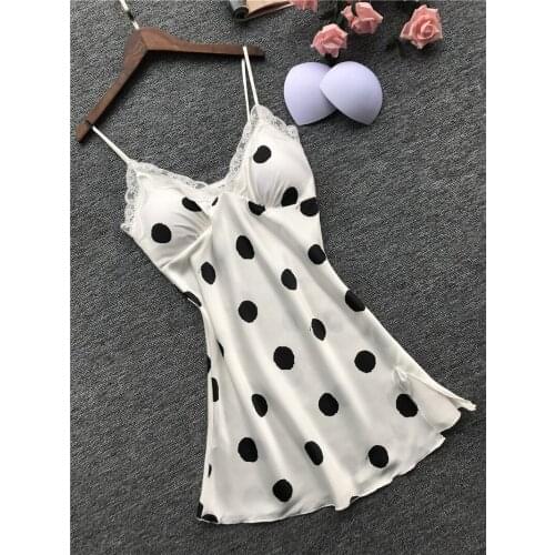 Hot Womens Sexy Lingerie Silk Nightgown Summer Dress Lace Night Dress Sleepwear Babydoll Nightie Satin Homewear Bikini Cover Up