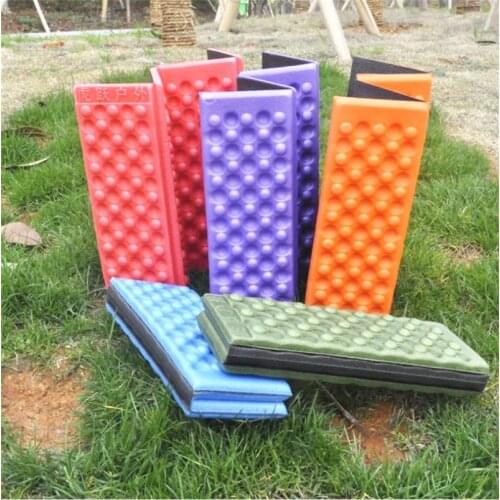 Outdoor Foldable Dual Camping Mat Hiking Beach Picnic XPE Seat Cushion Moisture Proof Portable Sitting Mat Waterproof Foam Pad