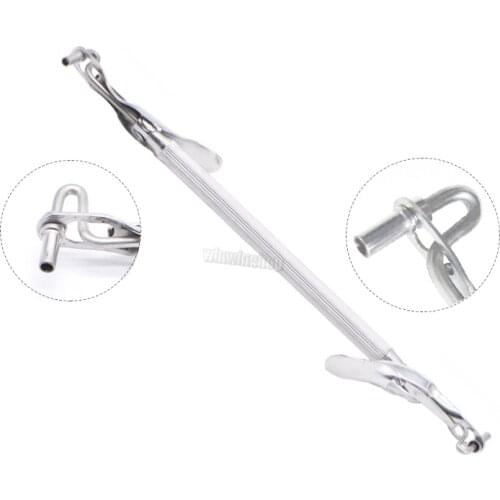 1Pcs Dental Silver Amalgam Carrier Amalgam Gun Double End Restorative Dentist Lab Tools