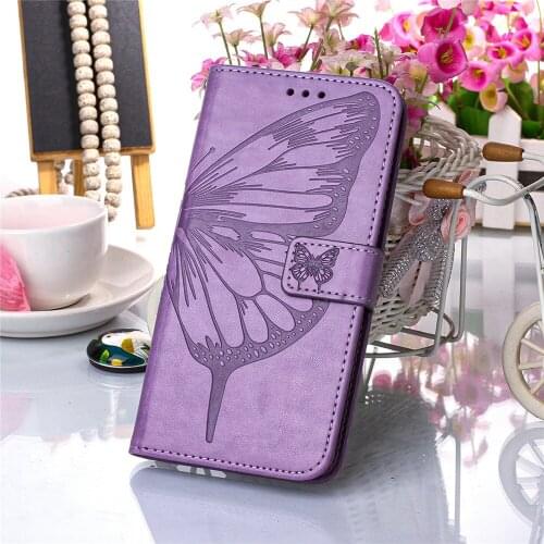 Embossed Butterfly Flip Phone Cases For iPhone 12 Pro Max 11 Pro XS Max XR X 7 8 Plus Magnetic Wallet Leather Phone Cover Coque