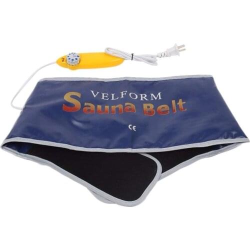 Sport Bodybuilding Waist Trimmer Fitness Belt Waste Trainer Sweat Belt Sauna Reducer Heating Adjustments European 220V Power