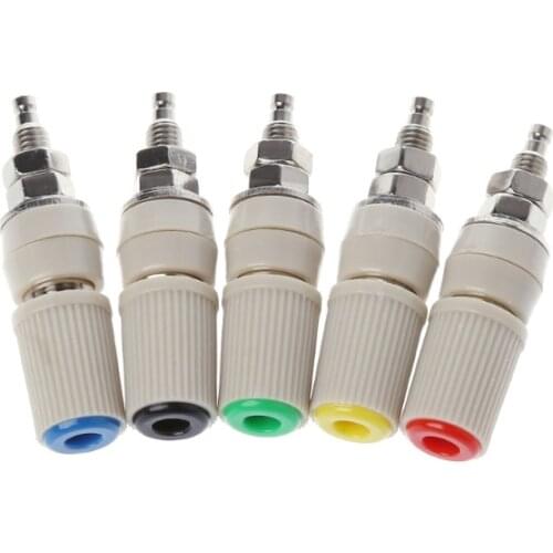 High Current 30A M5 Type 4mm Amplifier Female Banana Jack Socket Test Binding Post for Voltage Regulator