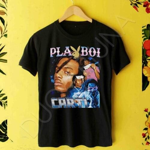 Playboi Carti shirt hypebeast vintage 90s rap t shirt