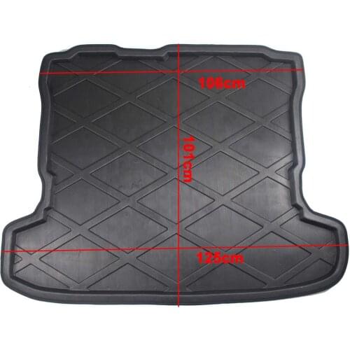 Rear Trunk Cover Carpet For Mitsubishi Pajero V97 Shogun 2007 2008 2009 2010-2018 Cargo Liner Boot Tray Kick Pad Matt Mat Floor