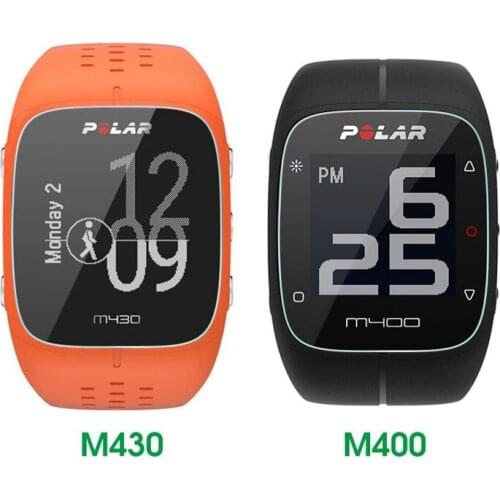 Tempered Glass Clear Protective Film Guard For Polar M400 M430 SmartWatch Sport Watch Toughened Full Screen Protector Cover