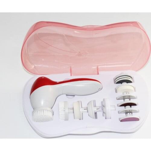 11 In 1 Battery Operated Body Face Foot Skin Care Wash Brush Cleaner Set Tool Facial Cleanser Scrub Clean SPA Beauty Massager