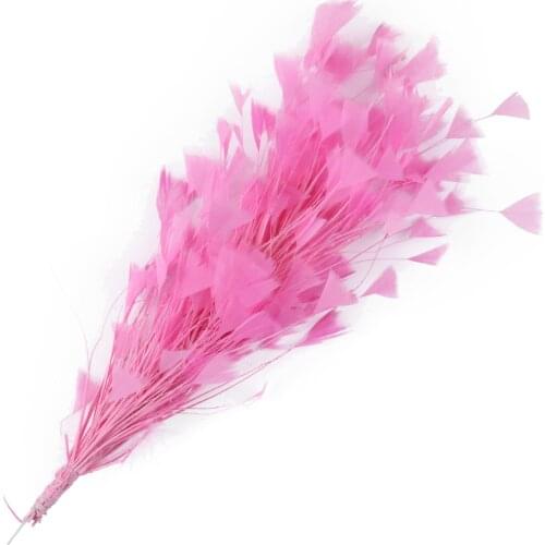 Marabou Turkey Feathers Flower DIY Headpiece 25-30Cm Goose Plumas Bridal Wreath Headdress Wedding Decoration Plumes For Crafts