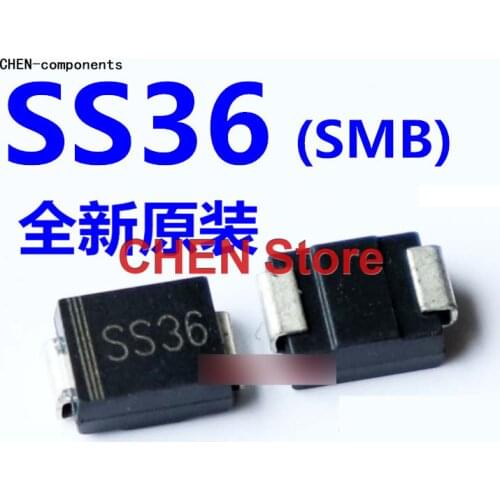 50pcs SMD SR360 SS36 SMB SMD Schottky diode 3A60V